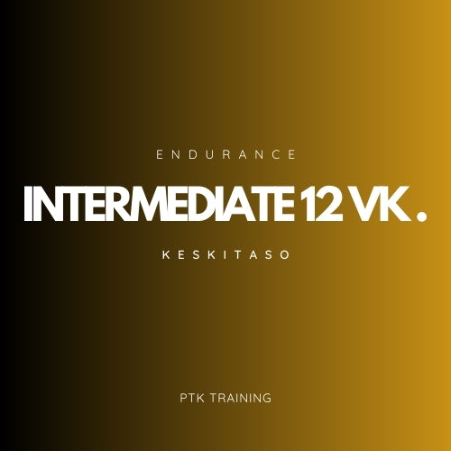 INTERMEDIATE - Endurance program 12 weeks