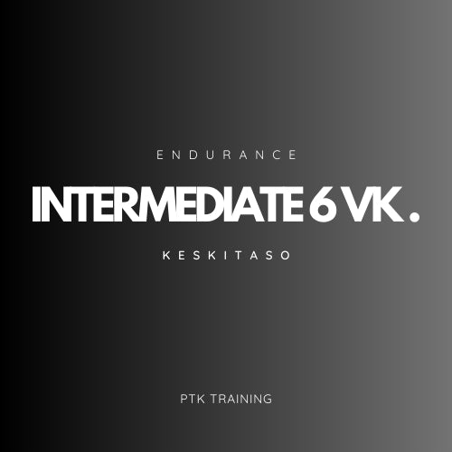 INTERMEDIATE- Endurance program 6 weeks